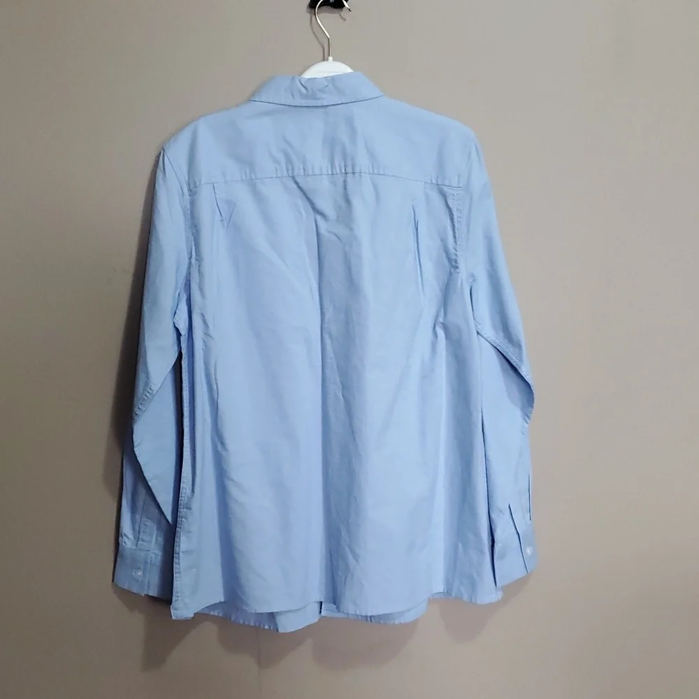Men's Blue Button-Up Shirt Size Large - Picture 5 of 5